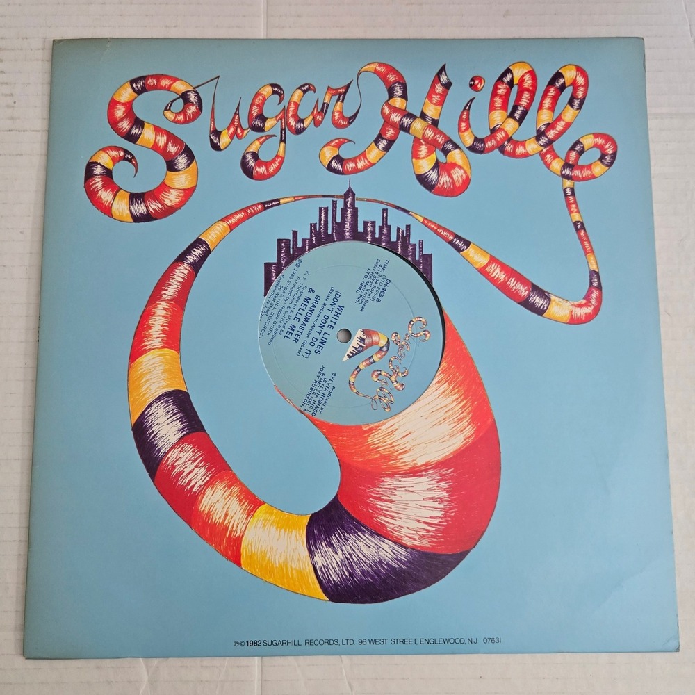 Grandmaster Melle Mel White Lines 12 Vinyl Single 1983 Sugar Hill SH 465 Hip Hop